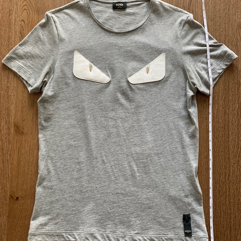 Fendi Bag Bugs T-shirt in black cotton
